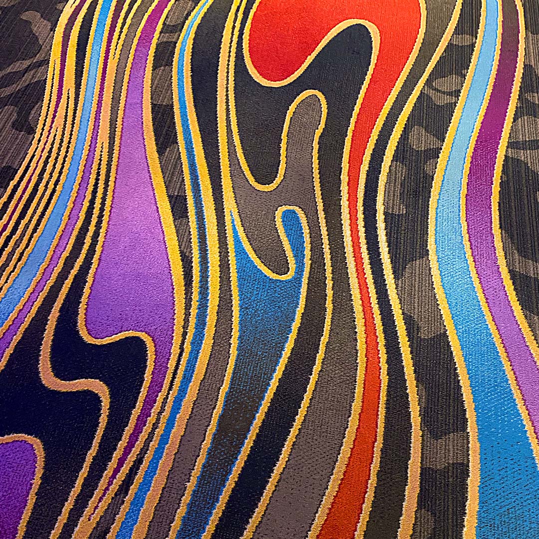 Aria casino carpet