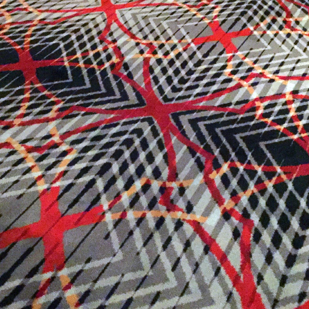 Hard Rock hotel carpet