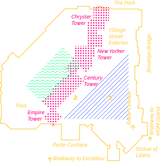 New York-New York map