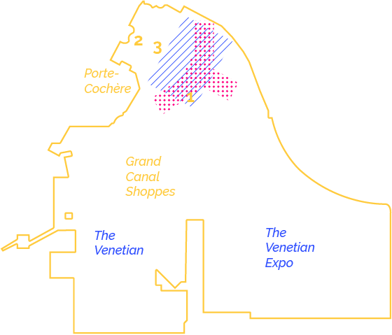 The Palazzo map